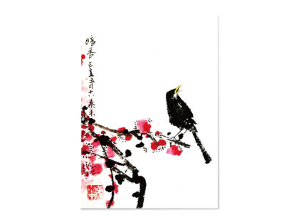 Postkarte Pflaumen plum postcard