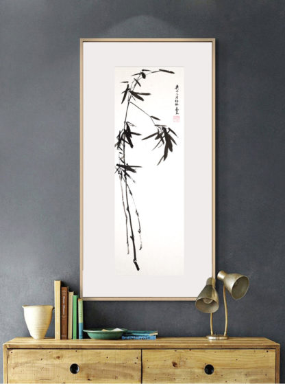 Bambus Bamboo sumie painting chinesische japanische Tusche Malerei janpanises chinese ink painting