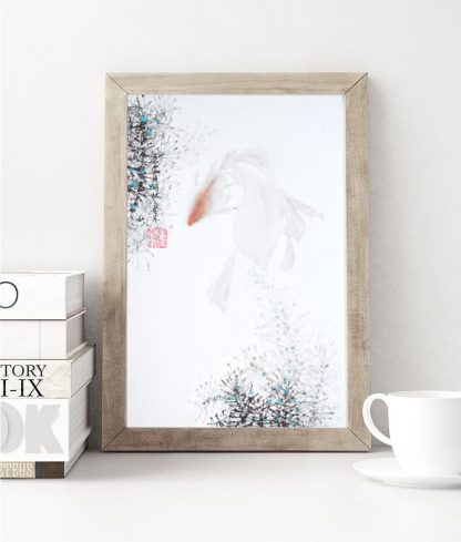goldfish Fisch sumie painting chinesische japanische Tusche Malerei janpanises chinese ink painting