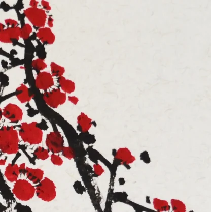 Pflaumen plum tusche malerei sumi-e painting tusche Zeichnen tinte zeichnung wand dekoration wandkunst Büro dekoration wohn decoration blumen zeichnen landscape painting landschaft malerei tier zeichnen
