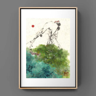 Landschaft landscape sumie painting chinesische japanische Tusche Malerei janpanises chinese ink painting 荷花lotus lotos sumie painting chinesische japanische Tusche Malerei janpanises chinese ink painting 水墨山水 フリーハンドの風景とインク 자자유형 풍경과 잉크