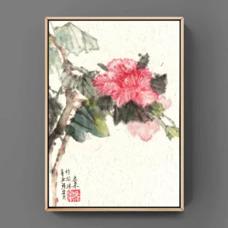camellia Kamelie Blumen zeichneng flower painting tusche malerei sumi-e painting tusche Zeichnen tinte zeichnung wand dekoration wandkunst Büro dekoration wohn decoration blumen zeichnen landscape painting landschaft malerei tier zeichnen