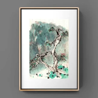 landscape painting tusche malerei sumi-e painting tusche Zeichnen tinte zeichnung wand dekoration wandkunst Büro dekoration wohn decoration blumen zeichnen landscape painting landschaft malerei tier zeichnen