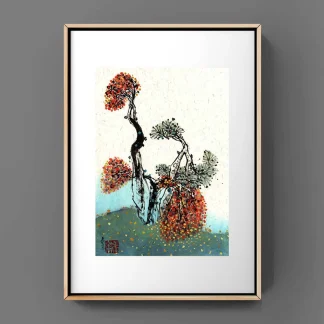 landscape painting tusche malerei sumi-e painting tusche Zeichnen tinte zeichnung wand dekoration wandkunst Büro dekoration wohn decoration blumen zeichnen landscape painting landschaft malerei tier zeichnen