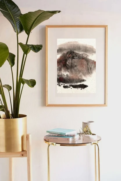 landscape painting tusche malerei sumi-e painting tusche Zeichnen tinte zeichnung wand dekoration wandkunst Büro dekoration wohn decoration blumen zeichnen landscape painting landschaft malerei tier zeichnen
