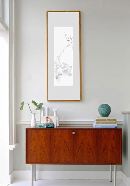 lotus Blumen zeichneng flower painting tusche malerei sumi-e painting tusche Zeichnen tinte zeichnung wand dekoration wandkunst Büro dekoration wohn decoration blumen zeichnen landscape painting landschaft malerei tier zeichnen