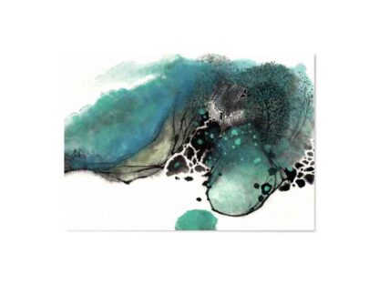 Postkarte Landschaft Tusche Malerei Sumi-e painting chinesische japanische Kunstpostkarten