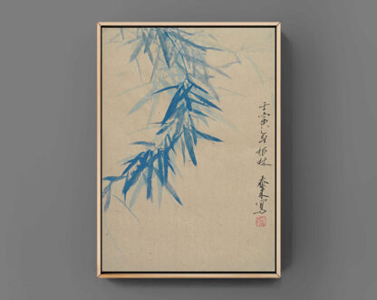bambus bamboo zeichnung plum chinesische Tusche Malerei pflaumejapanische Sumie painting Heim Haus Büro Deko Wand Kunst